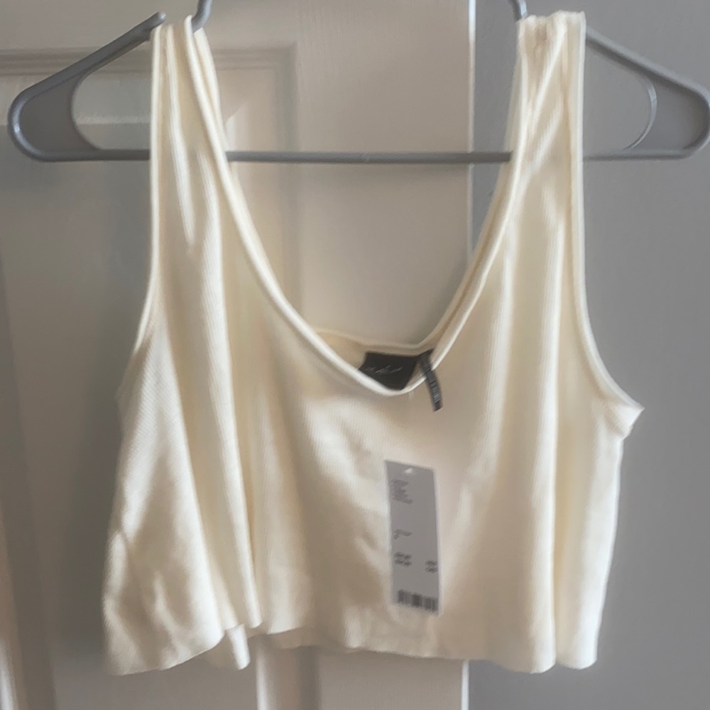 Urban outfitters flowy crop tank top
